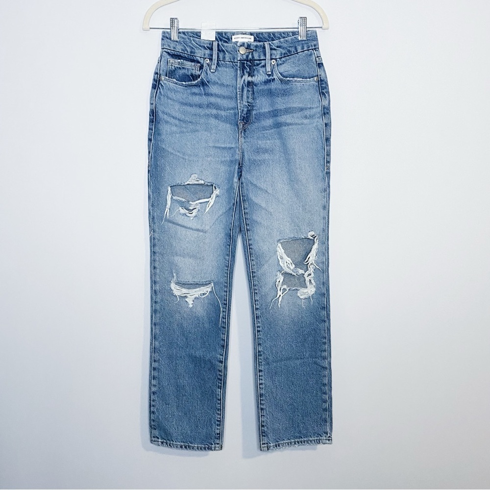 Good American - Good Boy Distressed Jeans